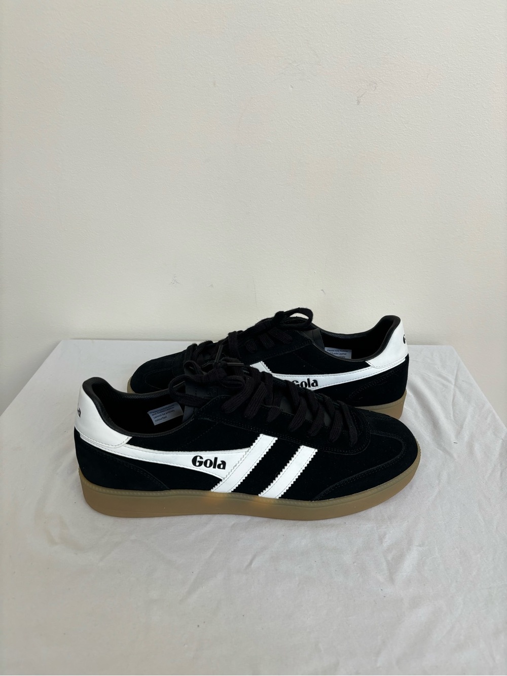 Gola Classics Mens Viper Sneakers Black white Gum Sole Size 11.5 Eu 44.5 New